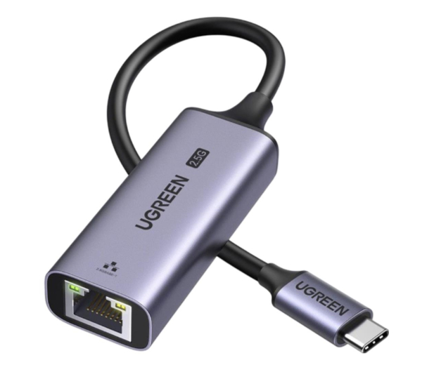 UGREEN Adapter USB-C do RJ45 Ethernet 2.5G  CM648 szary - 1293062 - zdjęcie